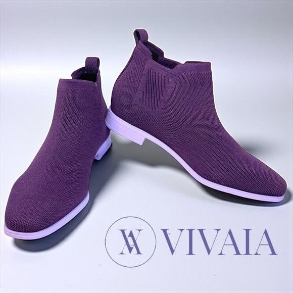 VIVAIA Ryan Pro Square-Toe Water-Repellent Ankle Boots EU 43- US 11.5 - 12 NWOT - Picture 1 of 12